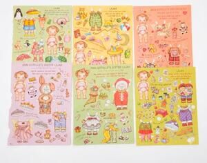 Mary Engelbreit Lilah Paper Dolls Uncut Ann Estelle's Baby Sister